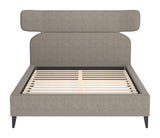 Dusa Olive Brown Queen Bed