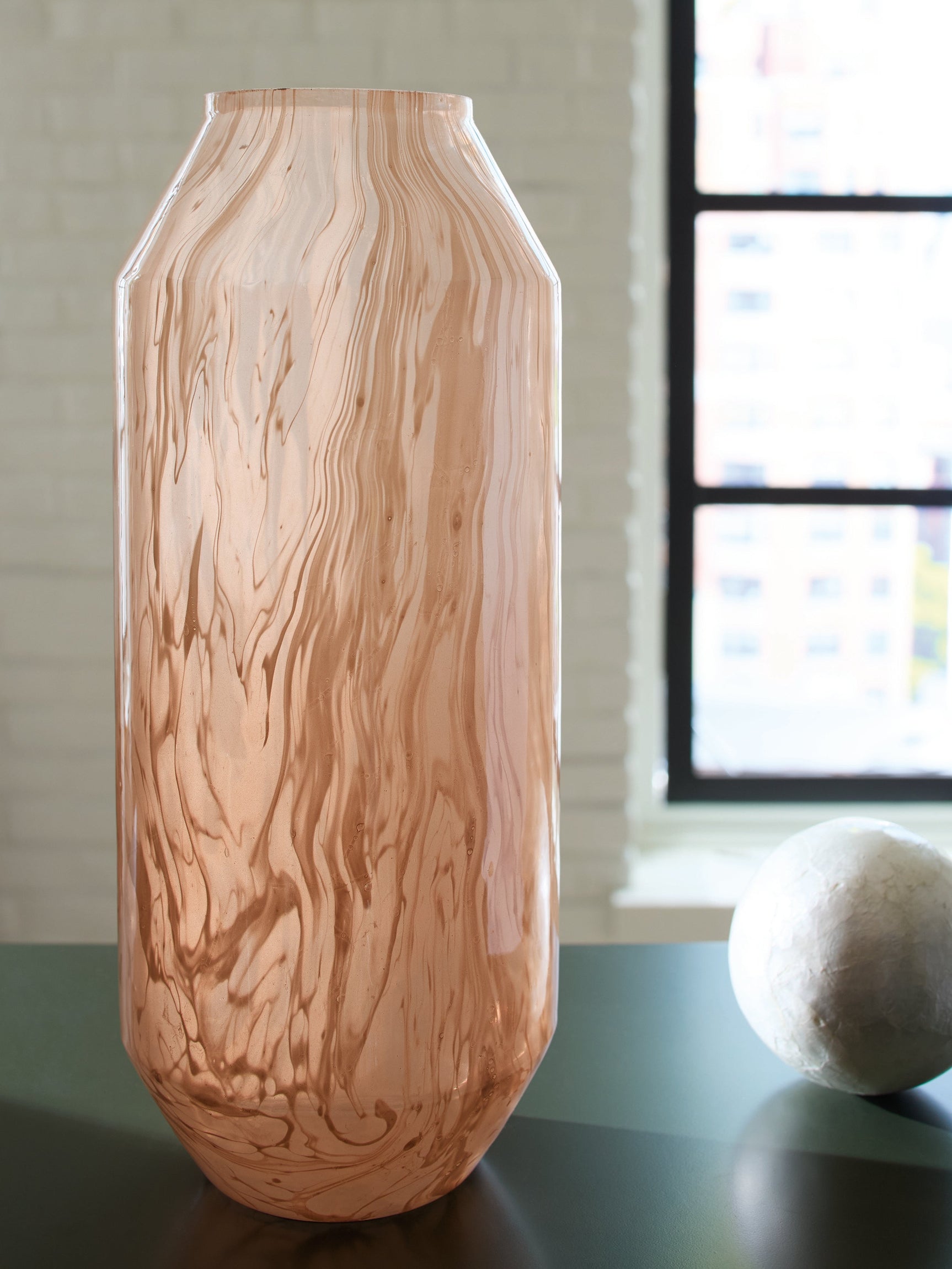 Dushby Blush Pink Vase 15" (Online Special Price) - Ornate Home