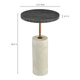 Dusk Black Accent Table - Ornate Home