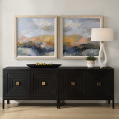 Dusk Multicolor Framed Prints (Set of 2) - Ornate Home
