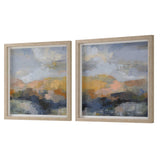 Dusk Multicolor Framed Prints (Set of 2) - Ornate Home