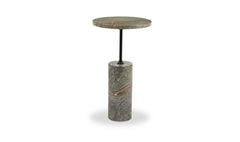 Dusk Rainforest Green Marble Accent Table - Ornate Home
