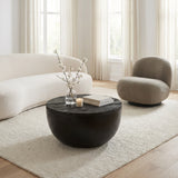 Duskan Black Storage Coffee Table - Ornate Home