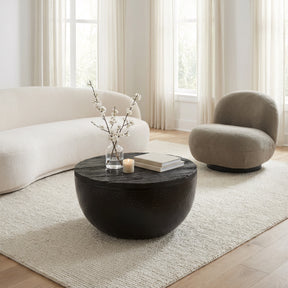 Duskan Black Storage Coffee Table - Ornate Home