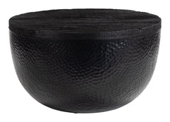 Duskan Black Storage Coffee Table - Ornate Home