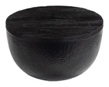 Duskan Black Storage Coffee Table - Ornate Home