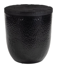Duskan Black Storage Side Table - Ornate Home