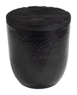 Duskan Black Storage Side Table - Ornate Home