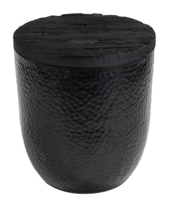 Duskan Black Storage Side Table - Ornate Home