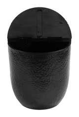 Duskan Black Storage Side Table - Ornate Home