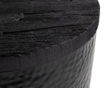 Duskan Black Storage Side Table - Ornate Home