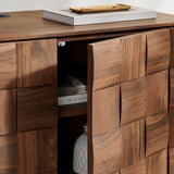Duskin Walnut Wall Mounted Accent Cabinet
