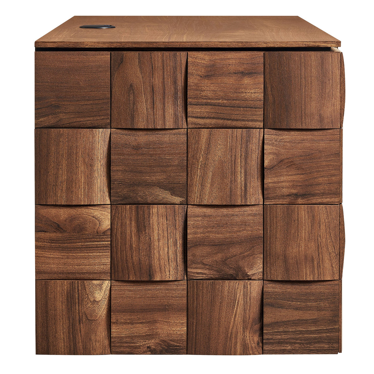 Duskin Walnut Wall Mounted Accent Cabinet