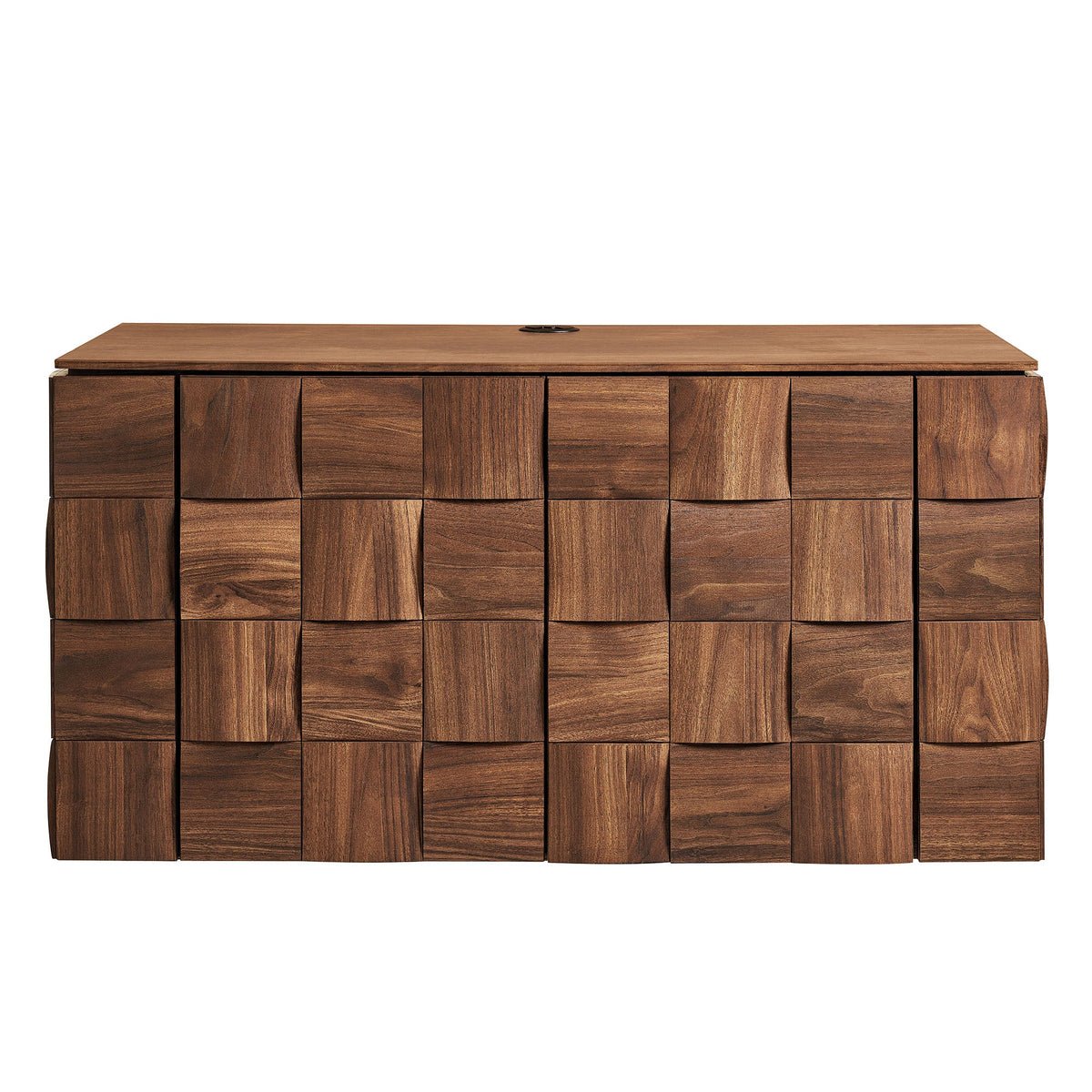 Duskin Walnut Wall Mounted Accent Cabinet