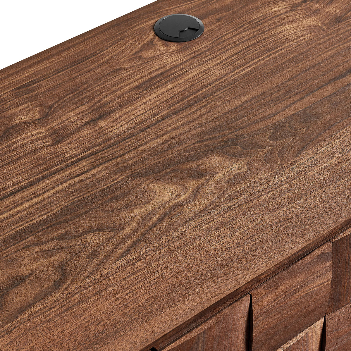 Duskin Walnut Wall Mounted Accent Cabinet