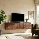 Duskin Walnut Wall Mounted Accent Cabinet