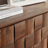 Duskin Walnut Wall Mounted Accent Cabinet