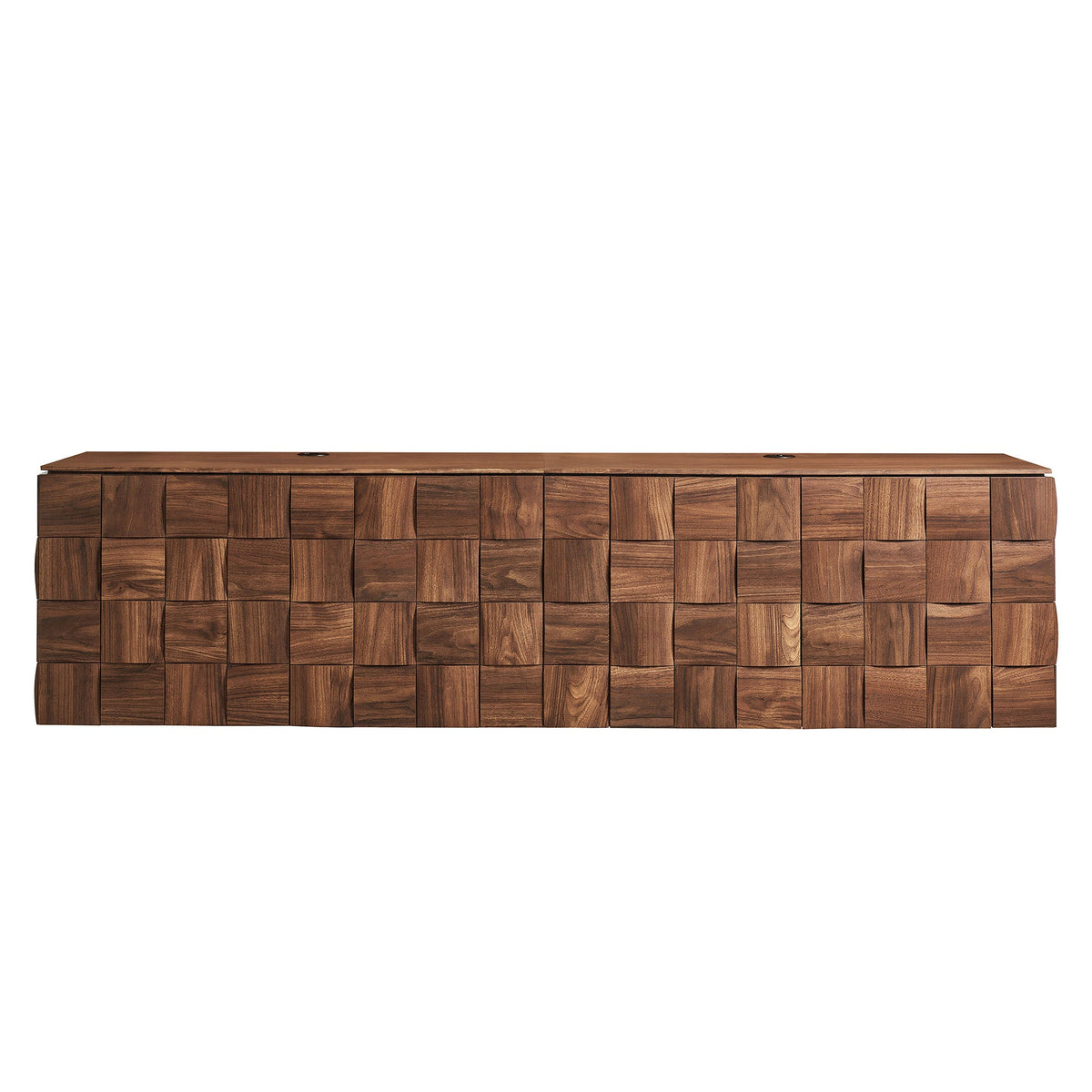 Duskin Walnut Wall Mounted Accent Cabinet