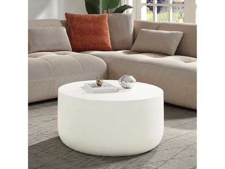 Dustan Natural White Coffee Table - Ornate Home