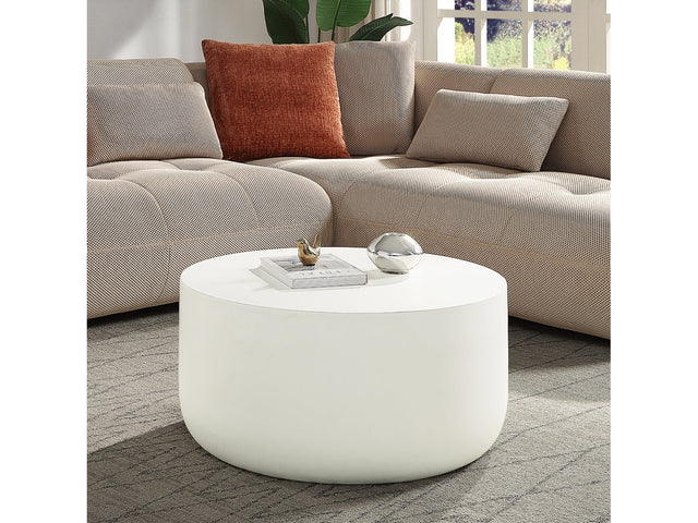 Dustan Natural White Coffee Table - Ornate Home