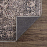 Dusty Sage Greenpoint Medallion Washable Area Rug - Ornate Home