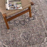 Dusty Sage Greenpoint Medallion Washable Area Rug - Ornate Home