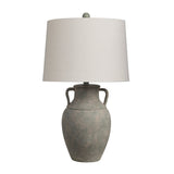 Dutton Matte Green/Beige Table Lamp - Ornate Home