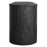 Duval Black 71 Inch Oval TV Cabinet - Ornate Home