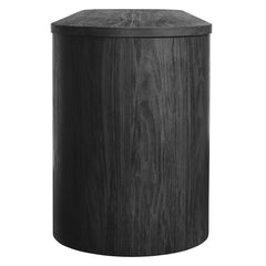 Duval Black 71 Inch Oval TV Cabinet - Ornate Home