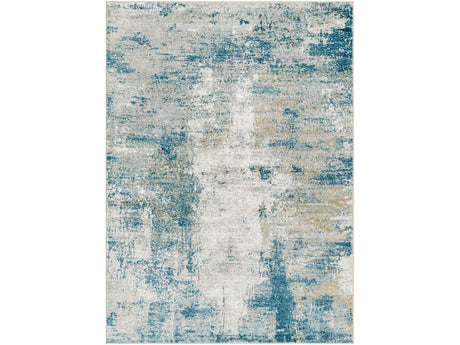 Duval Blue Abstract Area Rug - Ornate Home