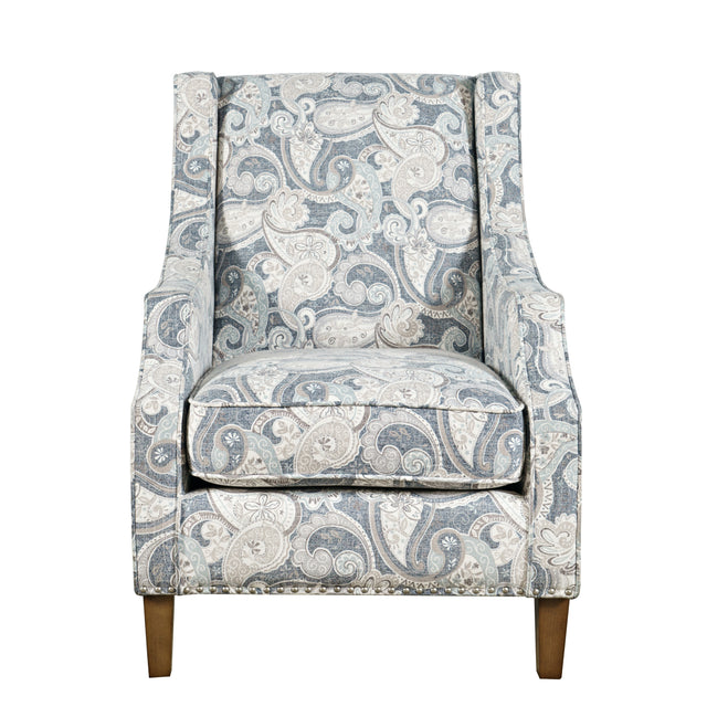 Duval Denim Accent Chair - Ornate Home