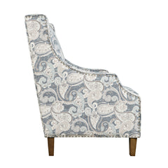 Duval Denim Accent Chair - Ornate Home