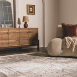 Duval Taupe Abstract Area Rug - Ornate Home