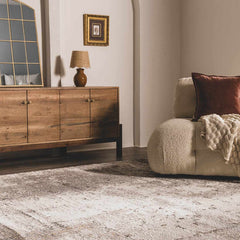 Duval Taupe Abstract Area Rug - Ornate Home