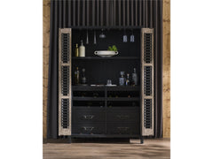 Dwell Basalt/Boulder Bar Cabinet - Ornate Home
