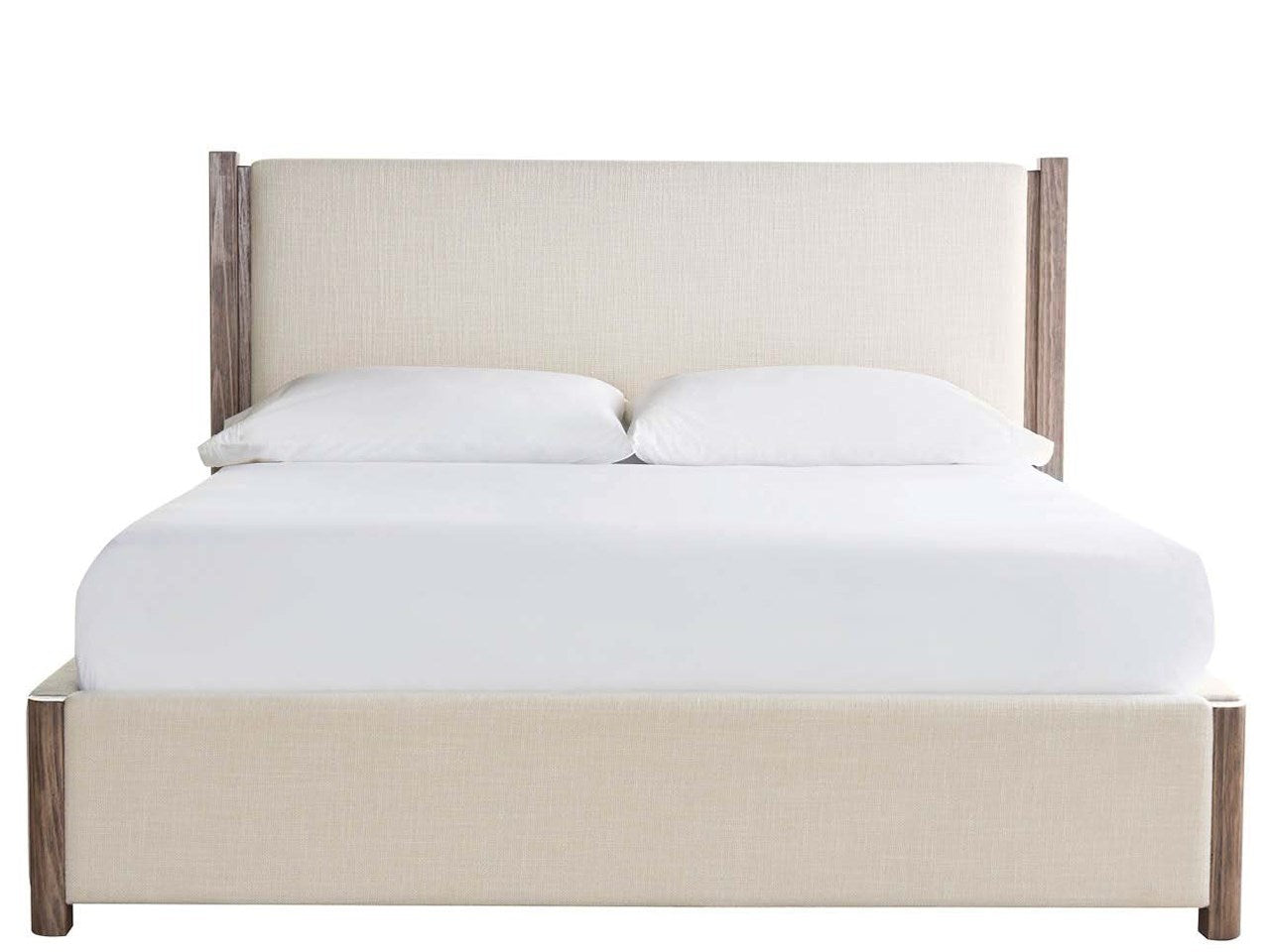 Dwell Boulder/Asbury Oatmeal Queen Upholstered Bed - Ornate Home