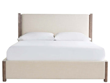 Dwell Boulder/Asbury Oatmeal Queen Upholstered Bed - Ornate Home