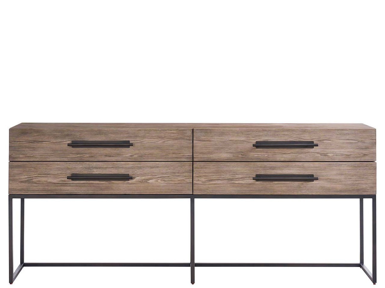 Dwell Boulder Metal Base Console - Ornate Home