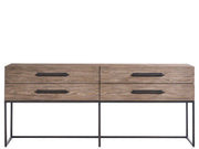 Dwell Boulder Metal Base Console - Ornate Home