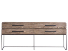 Dwell Boulder Metal Base Console - Ornate Home
