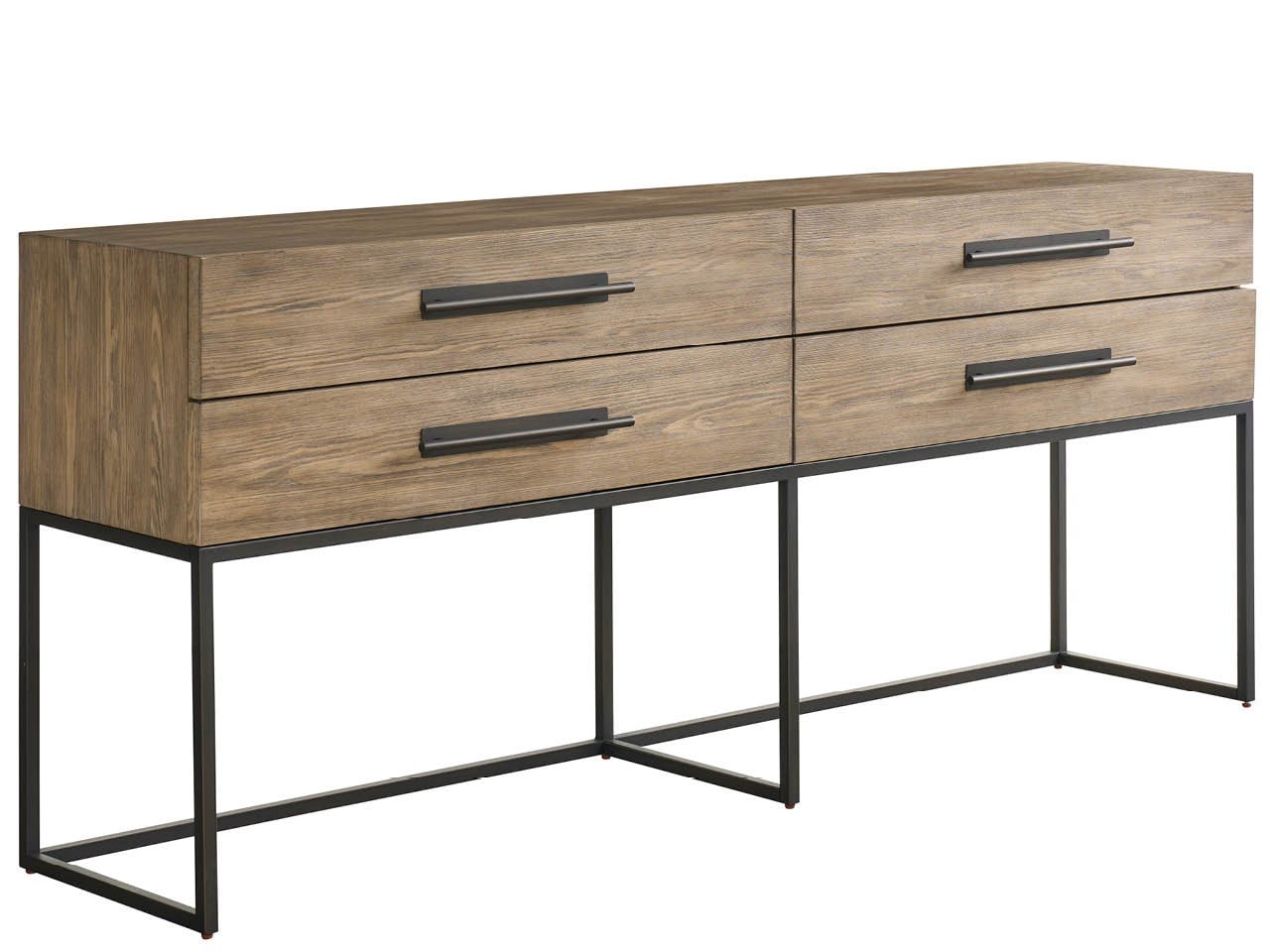 Dwell Boulder Metal Base Console - Ornate Home