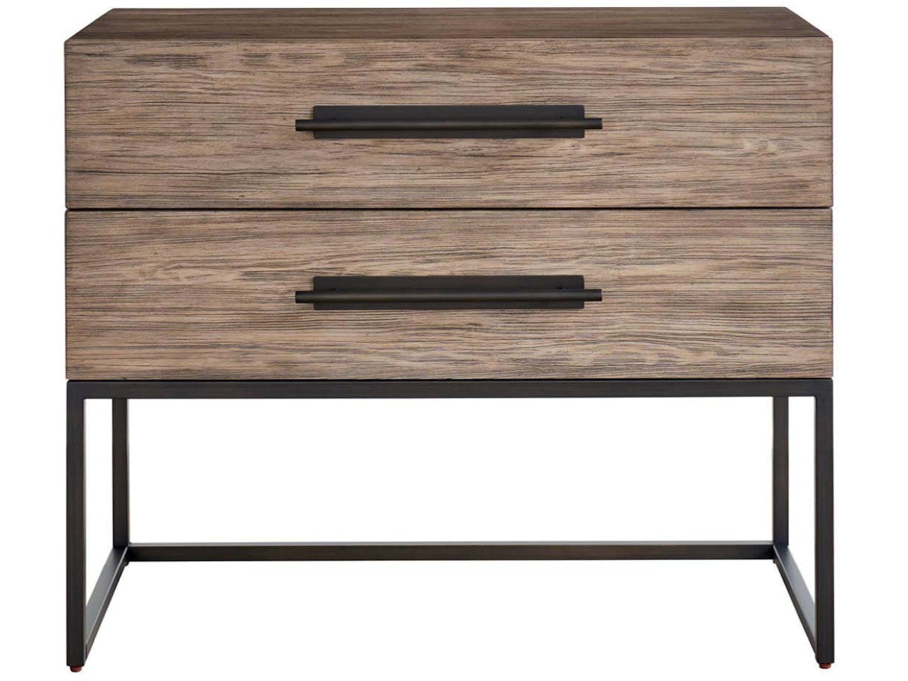 Dwell Boulder Metal Base Nightstand - Ornate Home
