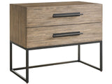 Dwell Boulder Metal Base Nightstand - Ornate Home