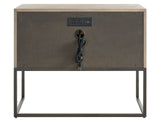 Dwell Boulder Metal Base Nightstand - Ornate Home