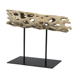 Dwell Brown Large Cholla Wood Resin Decorative Object