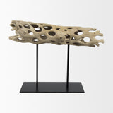 Dwell Brown Large Cholla Wood Resin Decorative Object