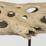 Dwell Brown Large Cholla Wood Resin Decorative Object