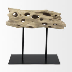 Dwell Brown Small Cholla Wood Resin Decorative Object