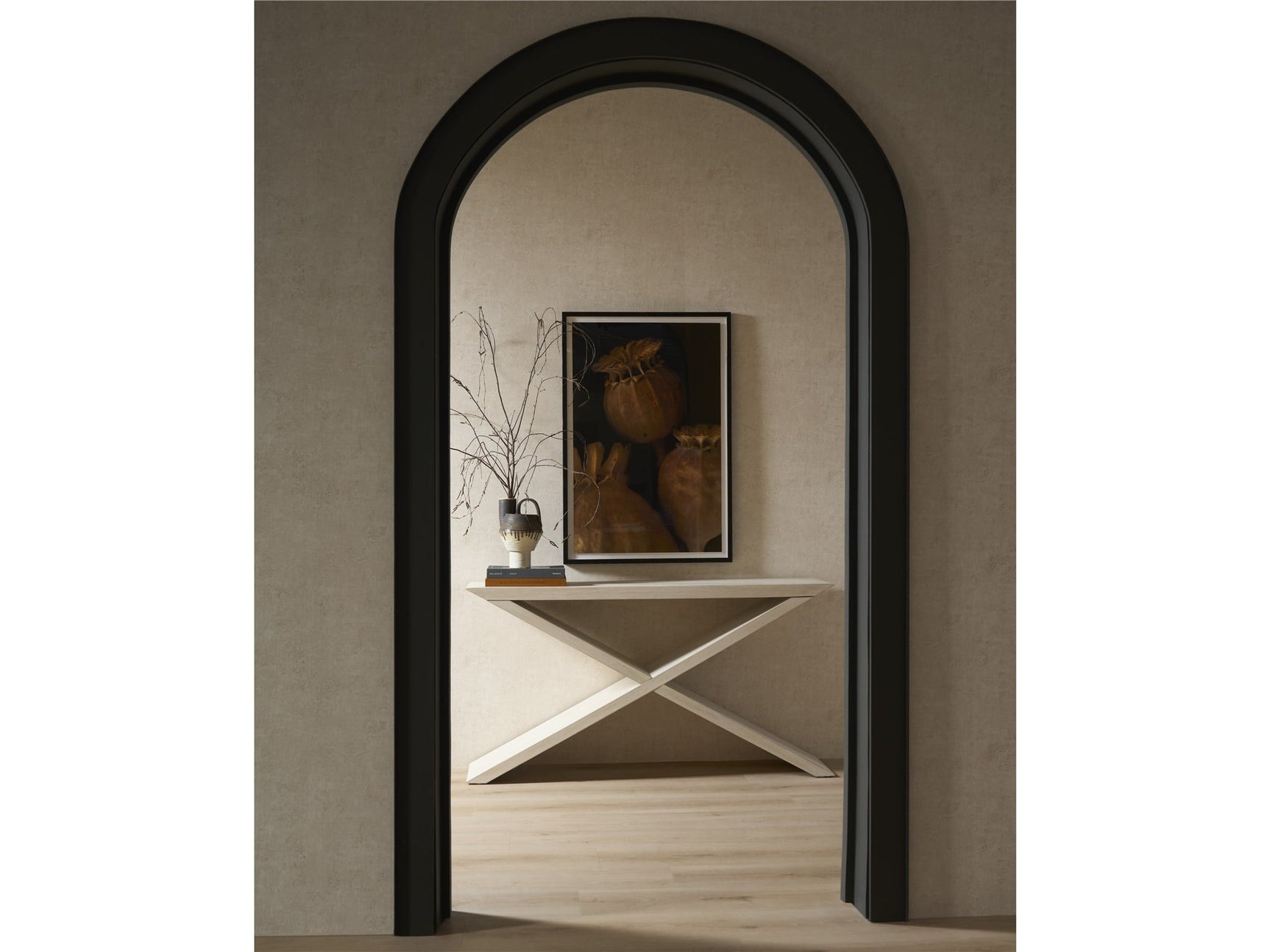 Dwell River Rock Cross Console - Ornate Home