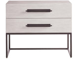 Dwell River Rock Metal Base Nightstand - Ornate Home